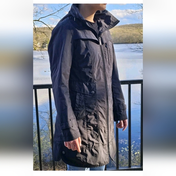 Cole Haan Jackets & Blazers - Sz L Cole Haan Hooded Trench